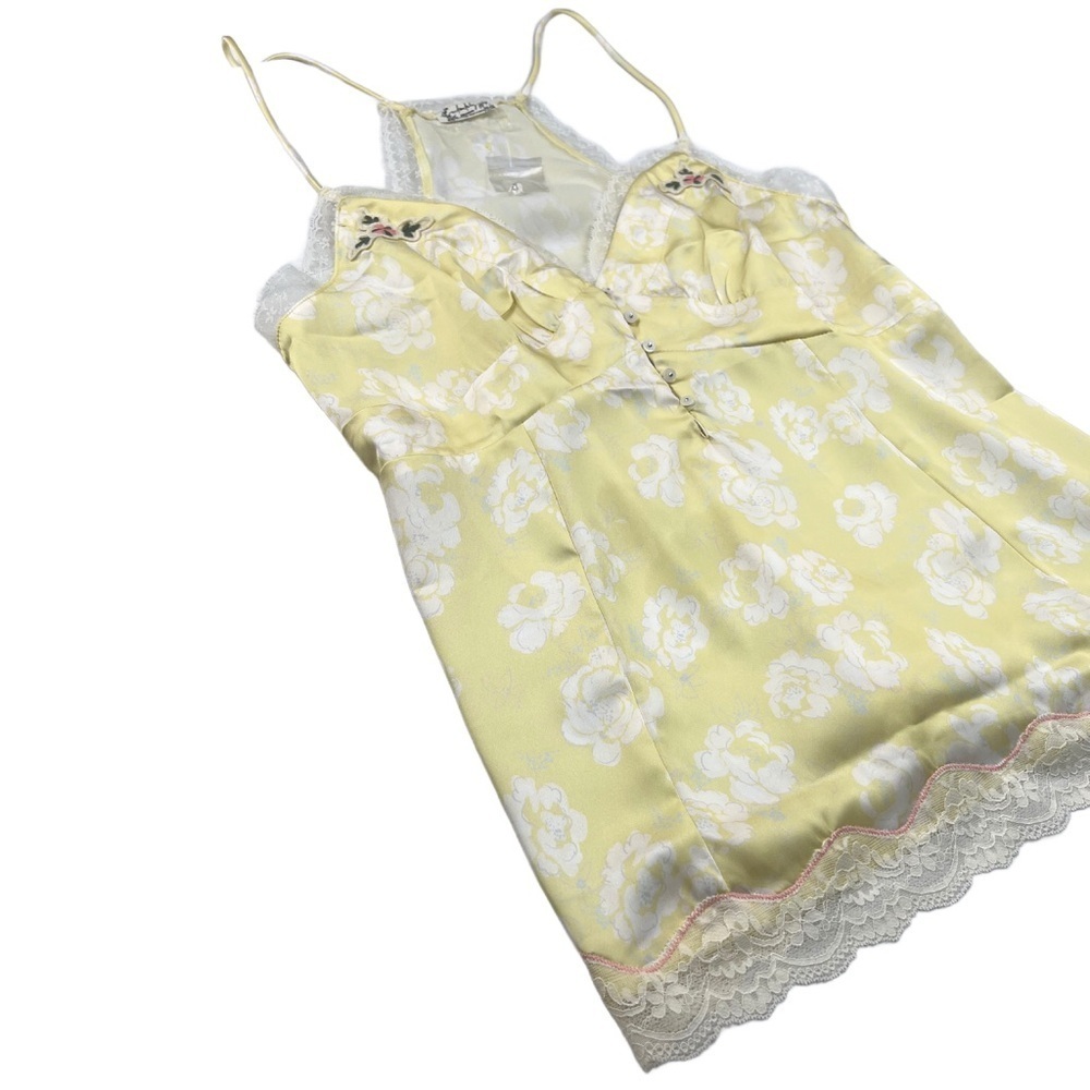 NWOT Free People Intimately Cami Lemon Custard Combo In Size M - Picture 5 of 8